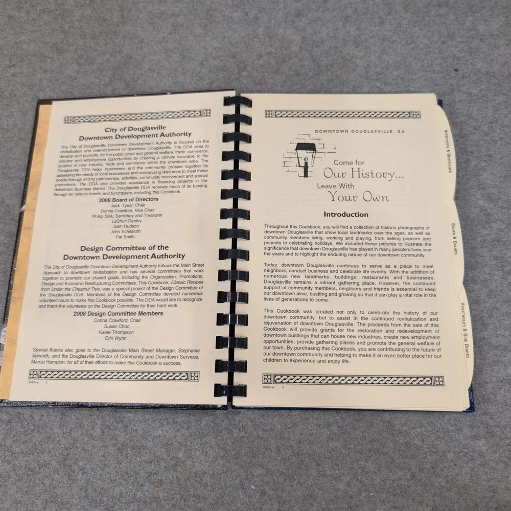 Classic Recipes Under the Chestnut Tree Douglasville Georgia Cookbook 2008 VG+ - Picture 4 of 5